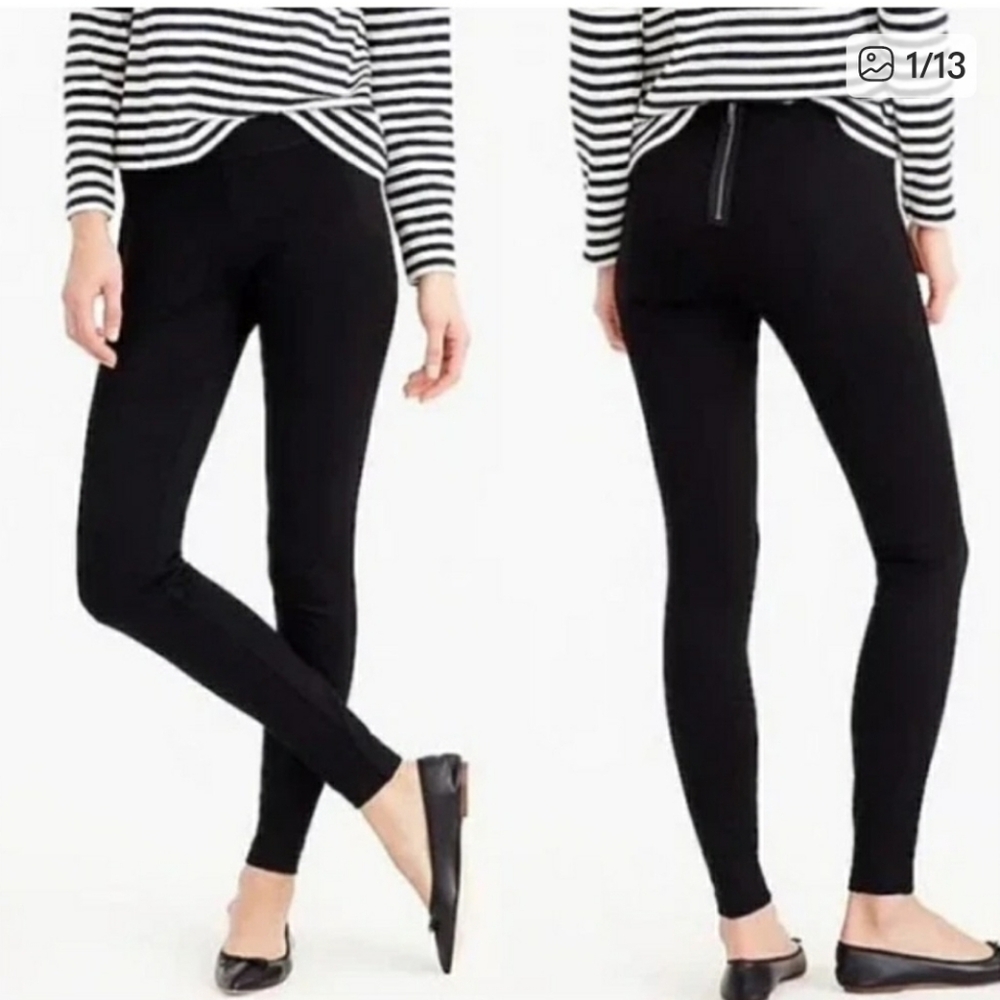 J. Crew Womens Classic Pixie Black Dress Skinny Pants